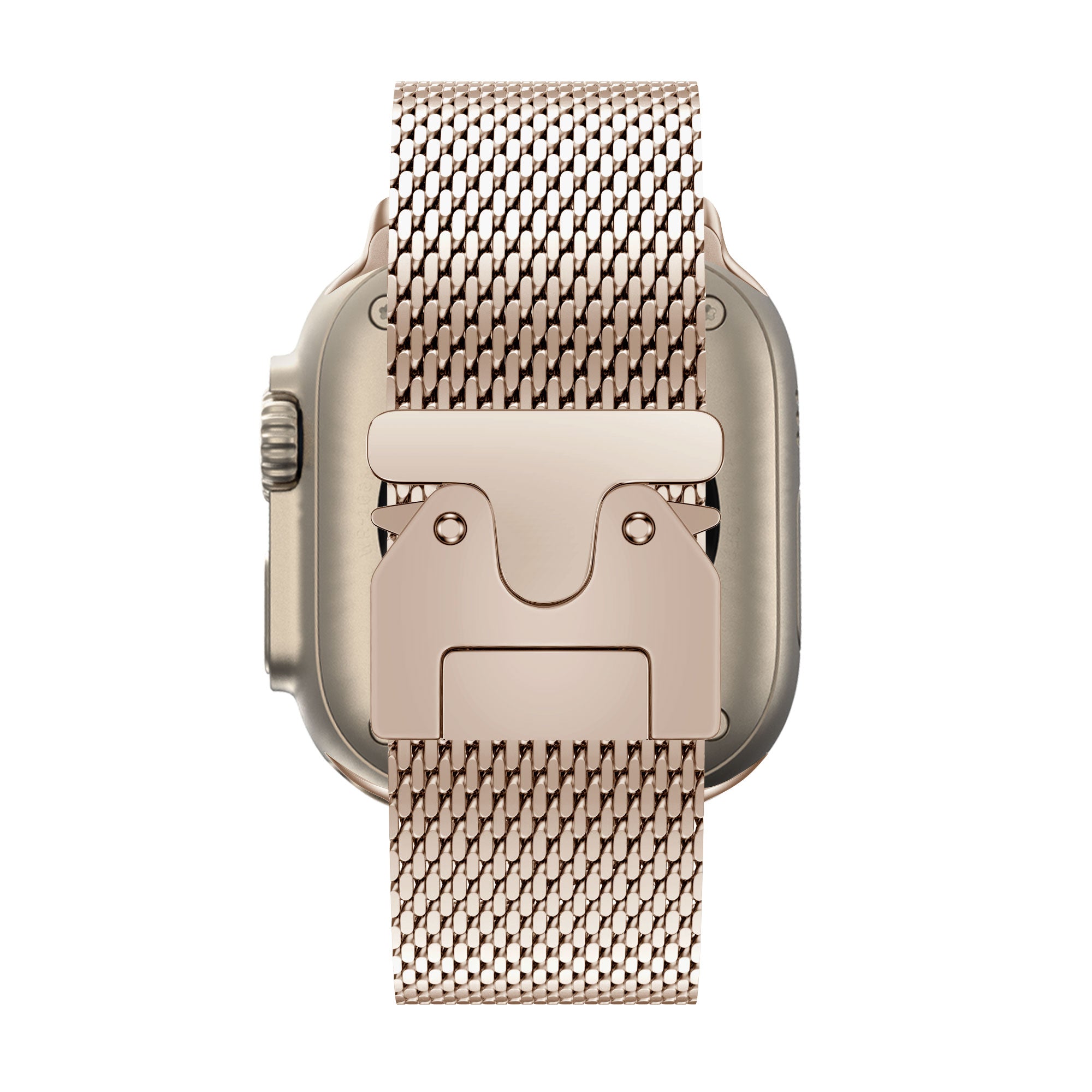 Apple Watch Milanese Loop Strap with P-Buckle (Rose Gold)