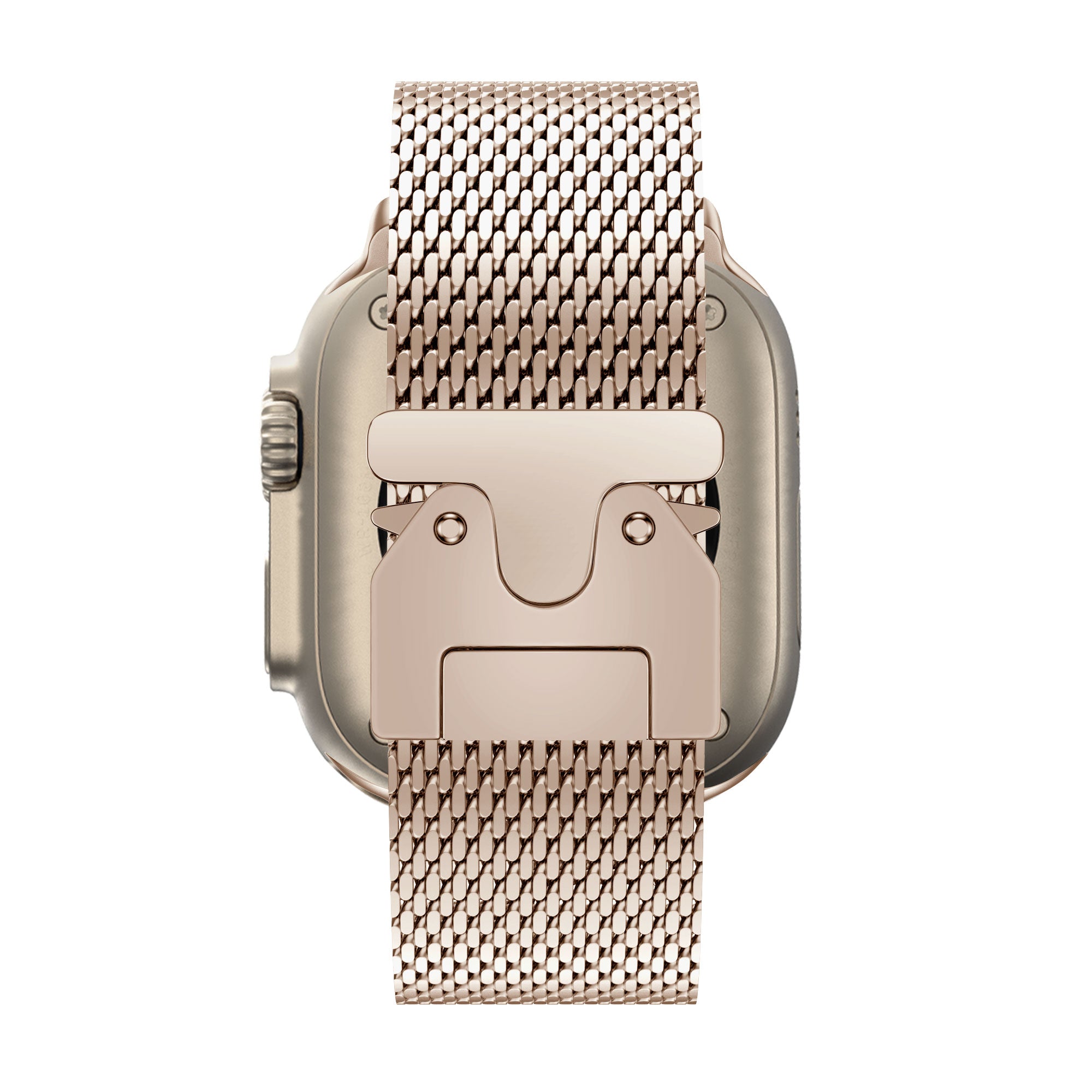 Bandz Apple Watch Milanese Loop Strap with P-Buckle (Rose Gold)