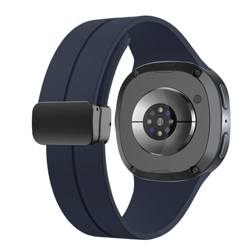 Samsung Galaxy Watch 8 - 44mm D-Buckle Silicone Strap (Dark Blue)