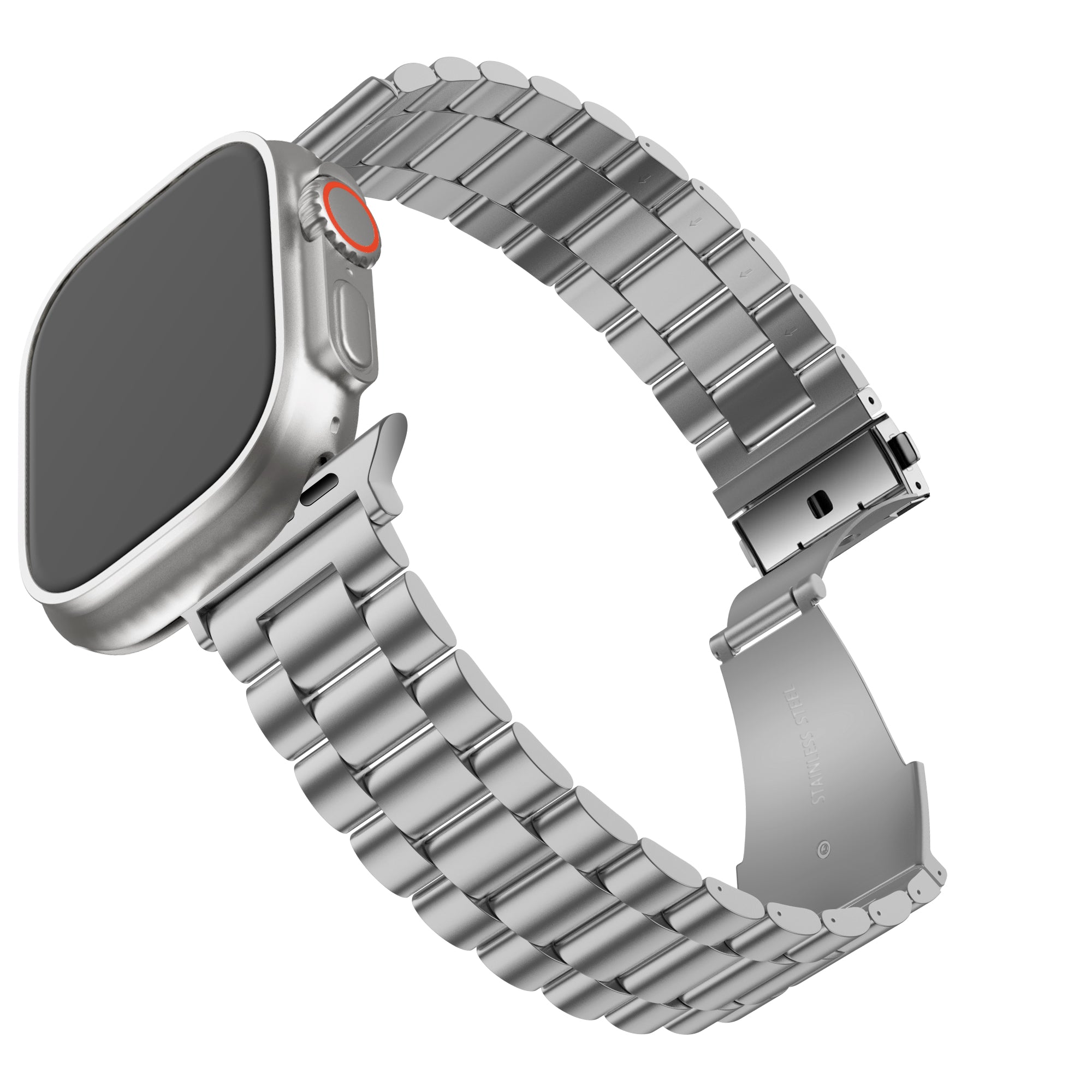 BALR Apple Watch Titanium Strap (Silver)