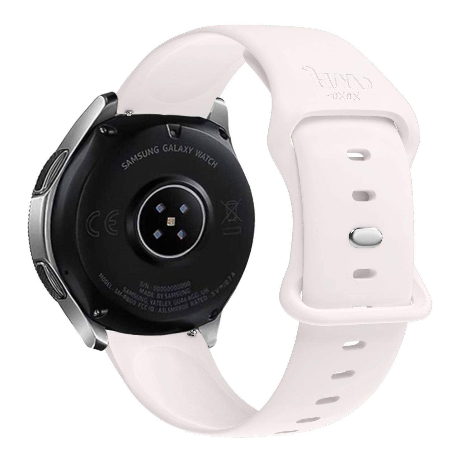 xoxo Wildhearts Samsung Galaxy Watch 6 - 44mm Silicone Strap (Beige)