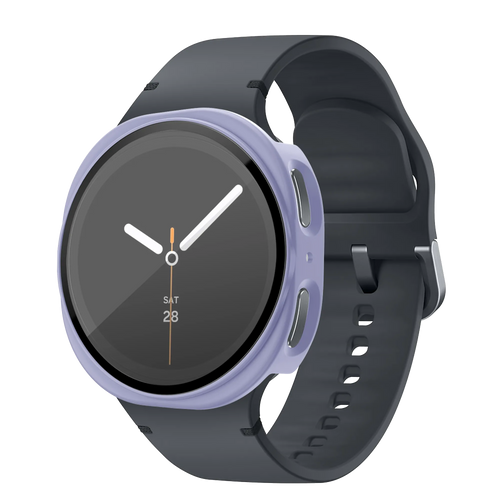 Bandz Samsung Galaxy Watch 8 - 40mm PC Cover with Glass (Purple)