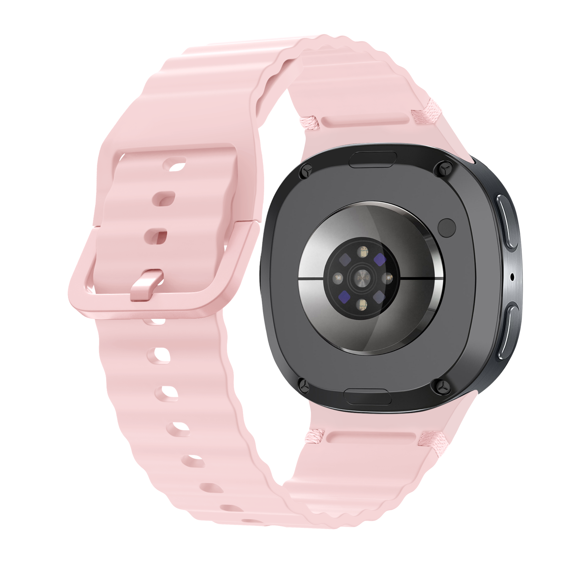 Samsung Galaxy Watch 8 - 40mm Wave Silicone Strap (Pink)