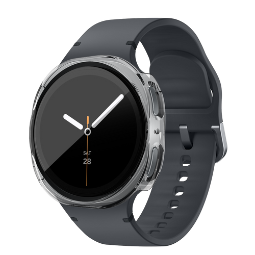 Bandz Samsung Galaxy Watch 8 - 44mm PC Cover with Glass (Transparent)