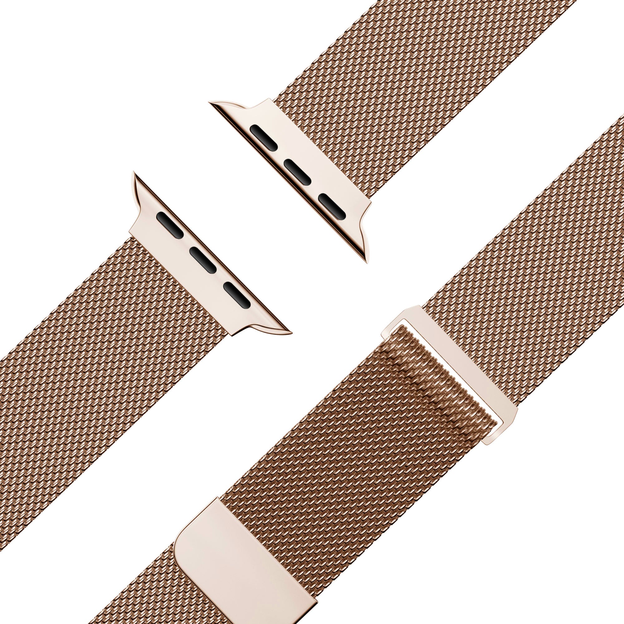 Bandz Apple Watch Milanese Loop Strap (Rose Gold)