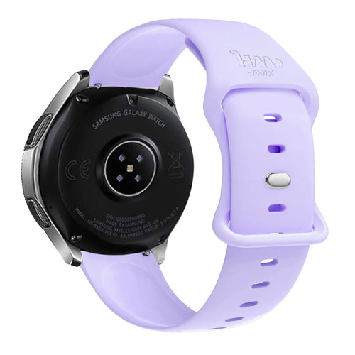 xoxo Wildhearts Samsung Galaxy Watch Active Silicone Strap (Lilac)
