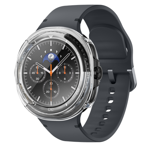 Bandz Samsung Galaxy Watch 8 Classic PC Cover with Glass (Transparent)