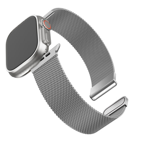 BALR. Apple Watch Milanese Strap (Silver)