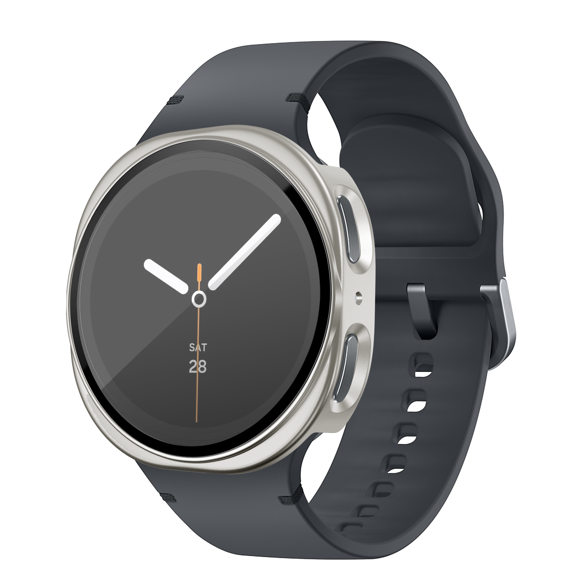 Bandz Samsung Galaxy Watch 8 - 40mm PC Cover with Glass (Starlight)