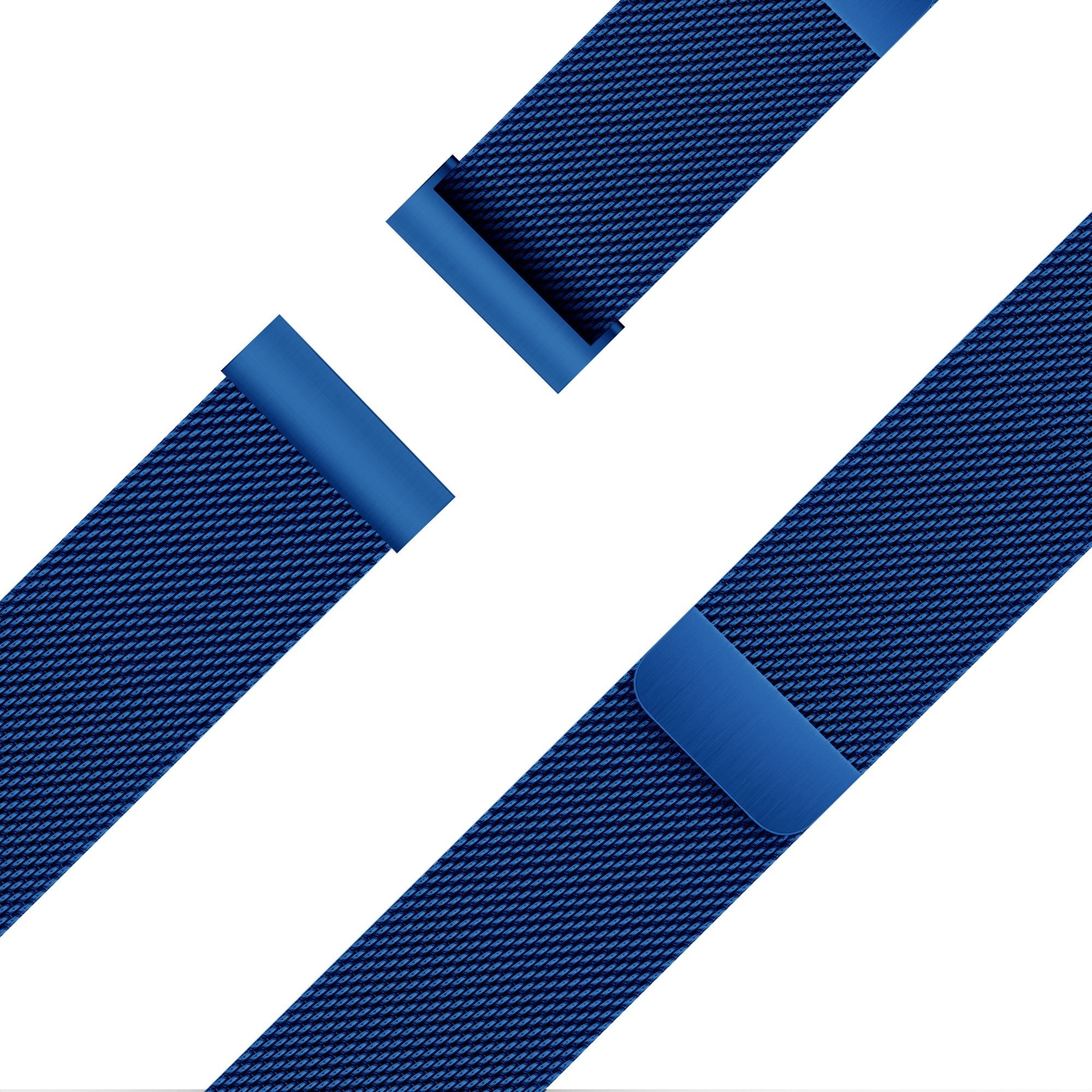 Bandz Garmin Vivoactive 3 Milanese Loop Strap (Blue)