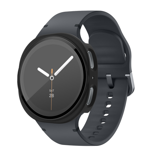 Bandz Samsung Galaxy Watch 8 - 44mm PC Cover with Glass (Black)