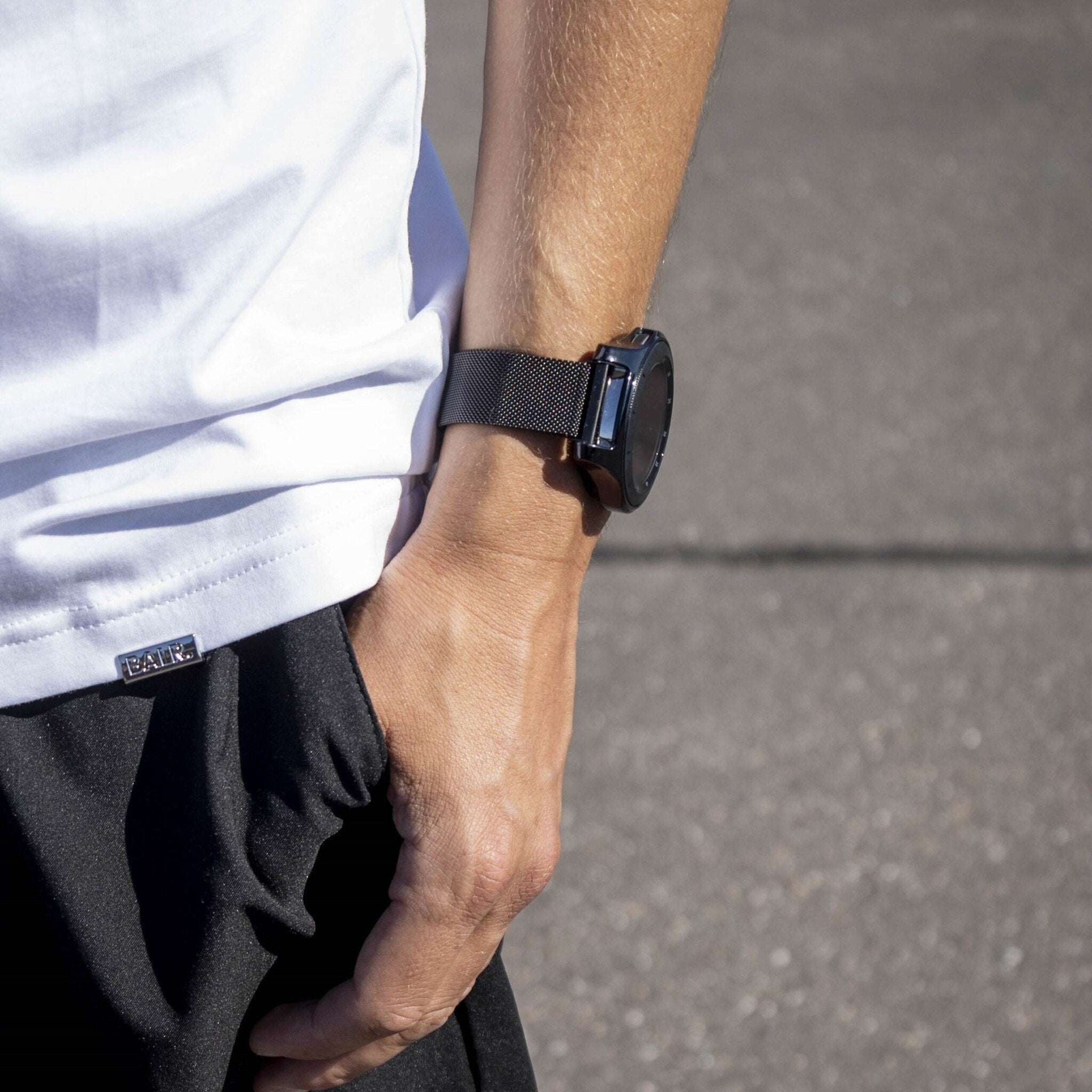 BALR OnePlus Watch Milanese Strap (Black)