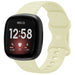 Fitbit Versa 3 Silicone Strap Classic (Pale Yellow)