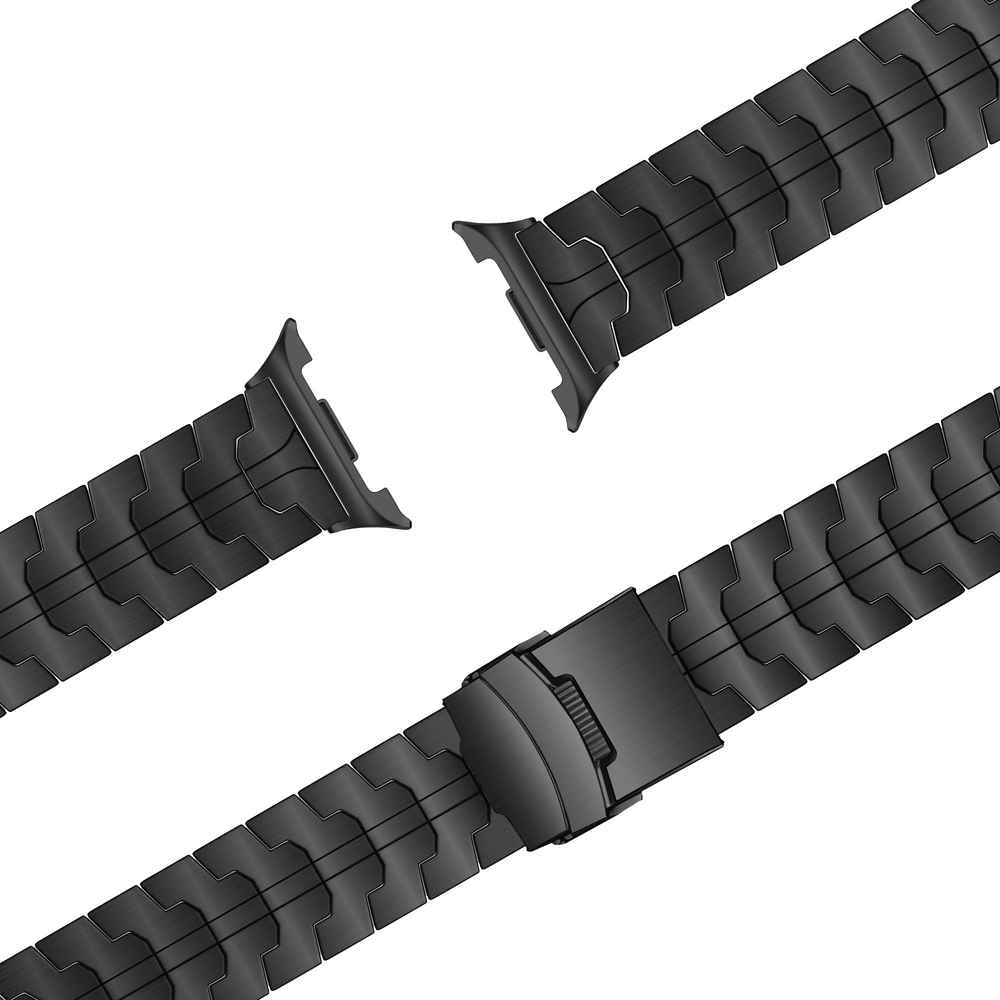 Bandz Samsung Galaxy Watch 8 - 40mm Steel Strap 'Iron' (Black)