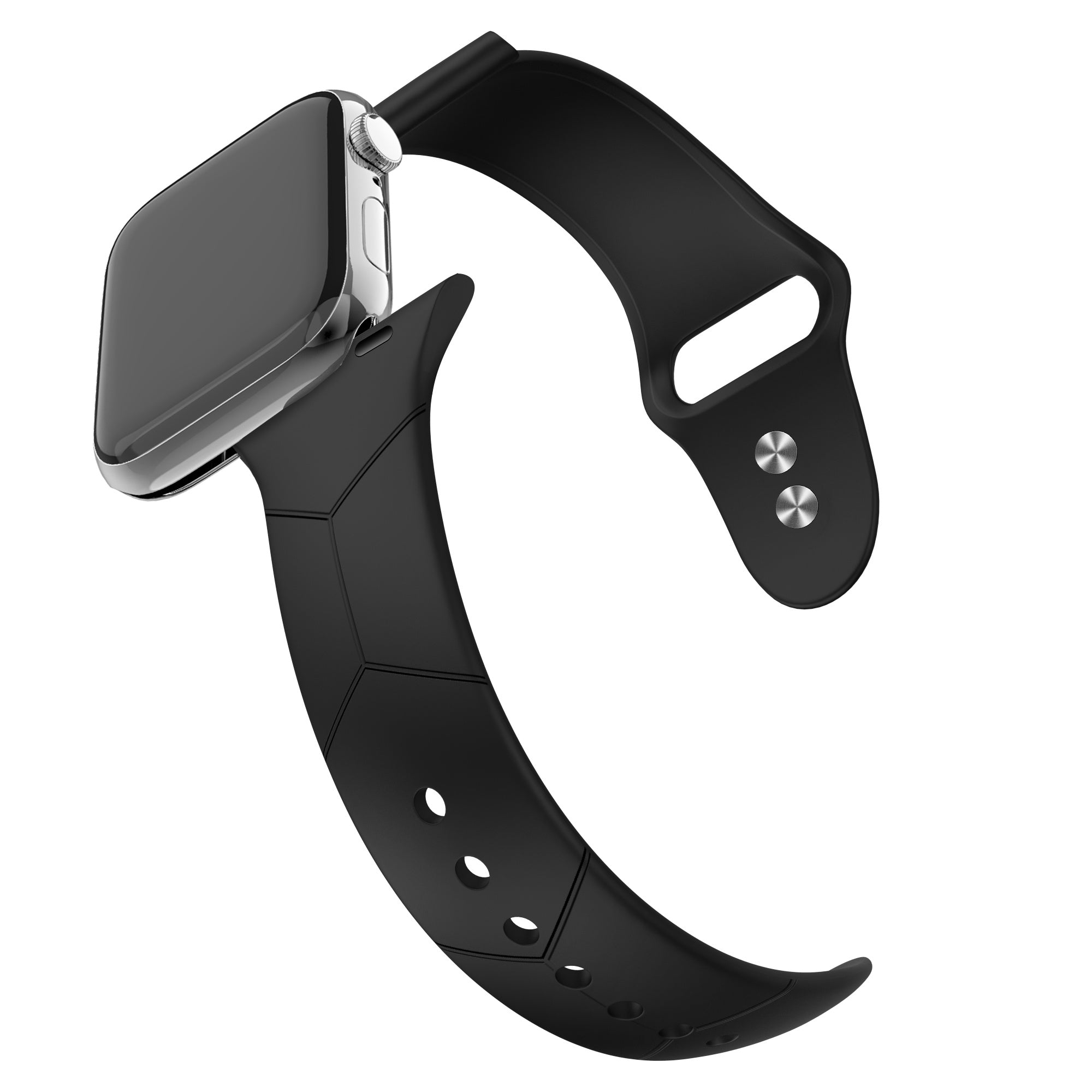 BALR. Apple Watch Hexagons Sport Strap (Black)