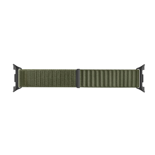 Samsung Galaxy Watch 8 Classic Wave Nylon Strap (Dark Green)