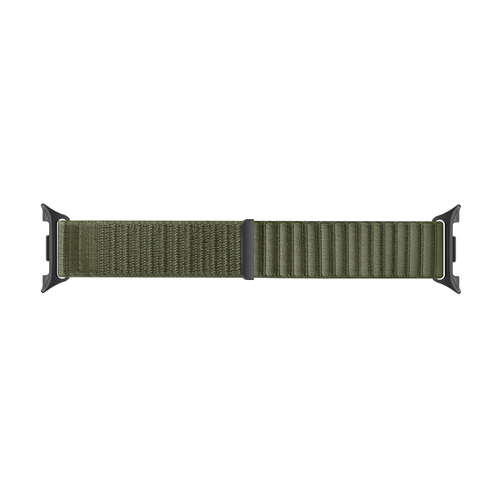 Samsung Galaxy Watch 8 Classic Wave Nylon Strap (Dark Green)