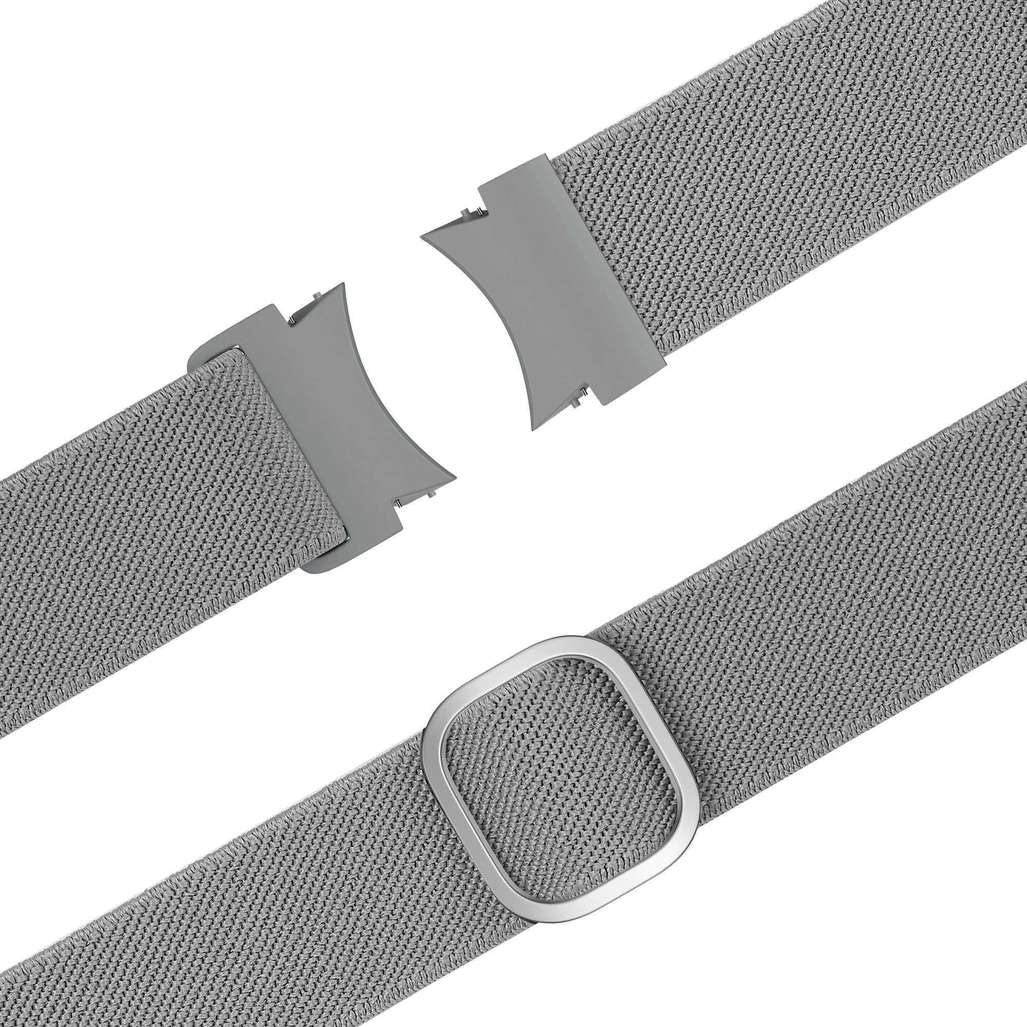 Bandz Samsung Galaxy Watch 4 Classic 42mm Elastic Strap 'Easy Fit' (Grey)