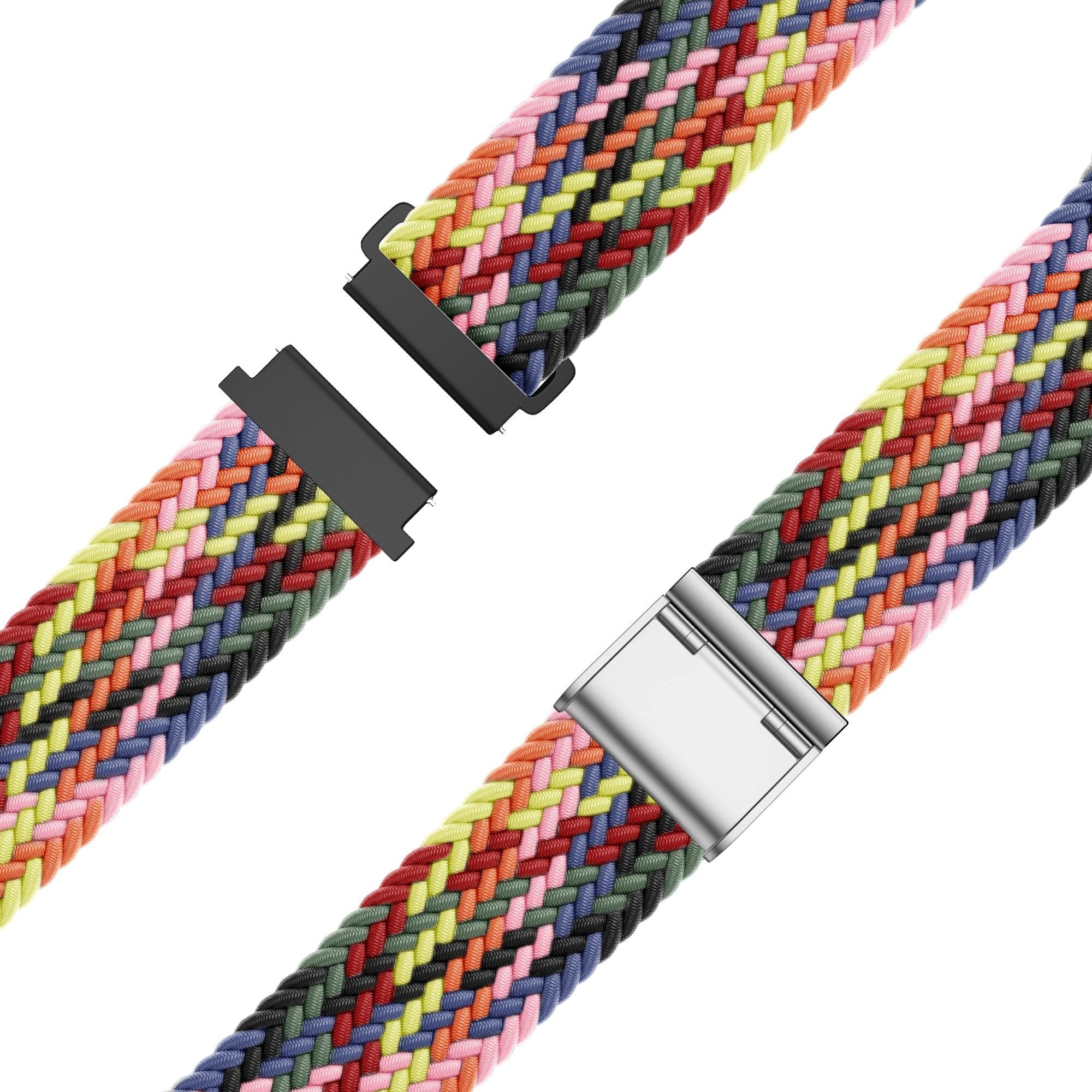 Bandz Amazfit Active 2 Woven Nylon Strap (Colourful)