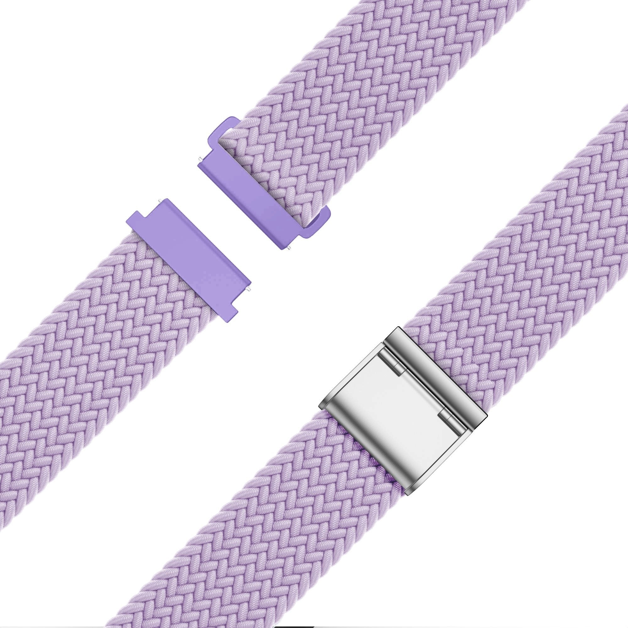 Bandz Amazfit Active 2 Woven Nylon Strap (Lilac)