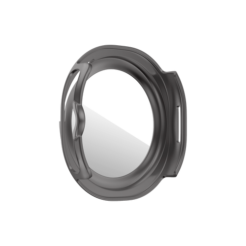 Bandz Samsung Galaxy Watch 8 Classic Bezel Cover with Glass (Titanium Grey/Orange)