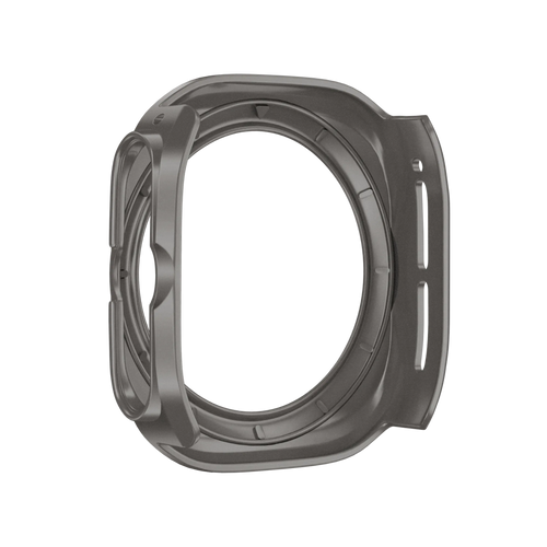 Bandz Samsung Galaxy Watch Ultra Bezel PC Case (Titanium Grey with White)