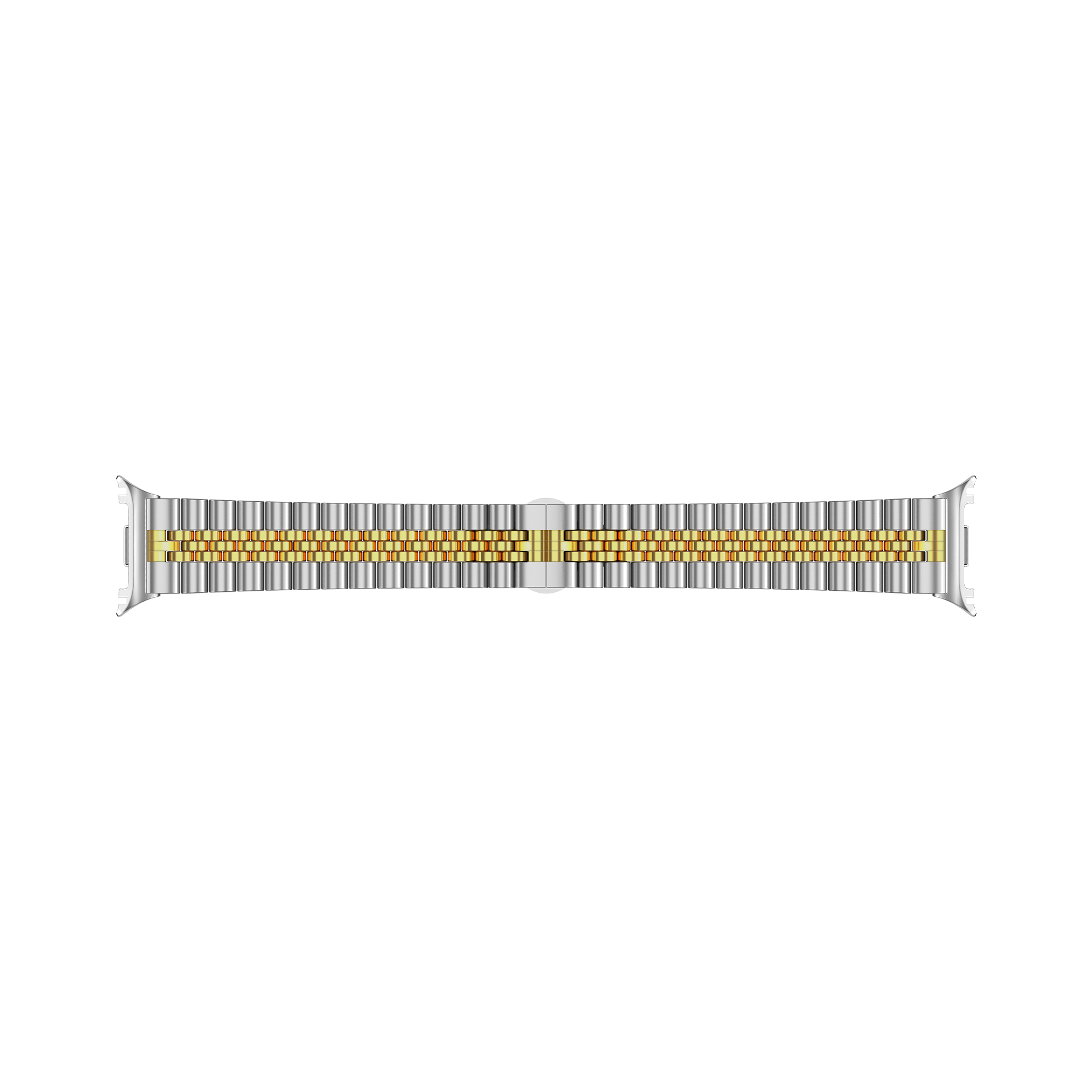 Samsung Galaxy Watch 8 - 40mm Jubilee Steel Strap (Silver/Gold)