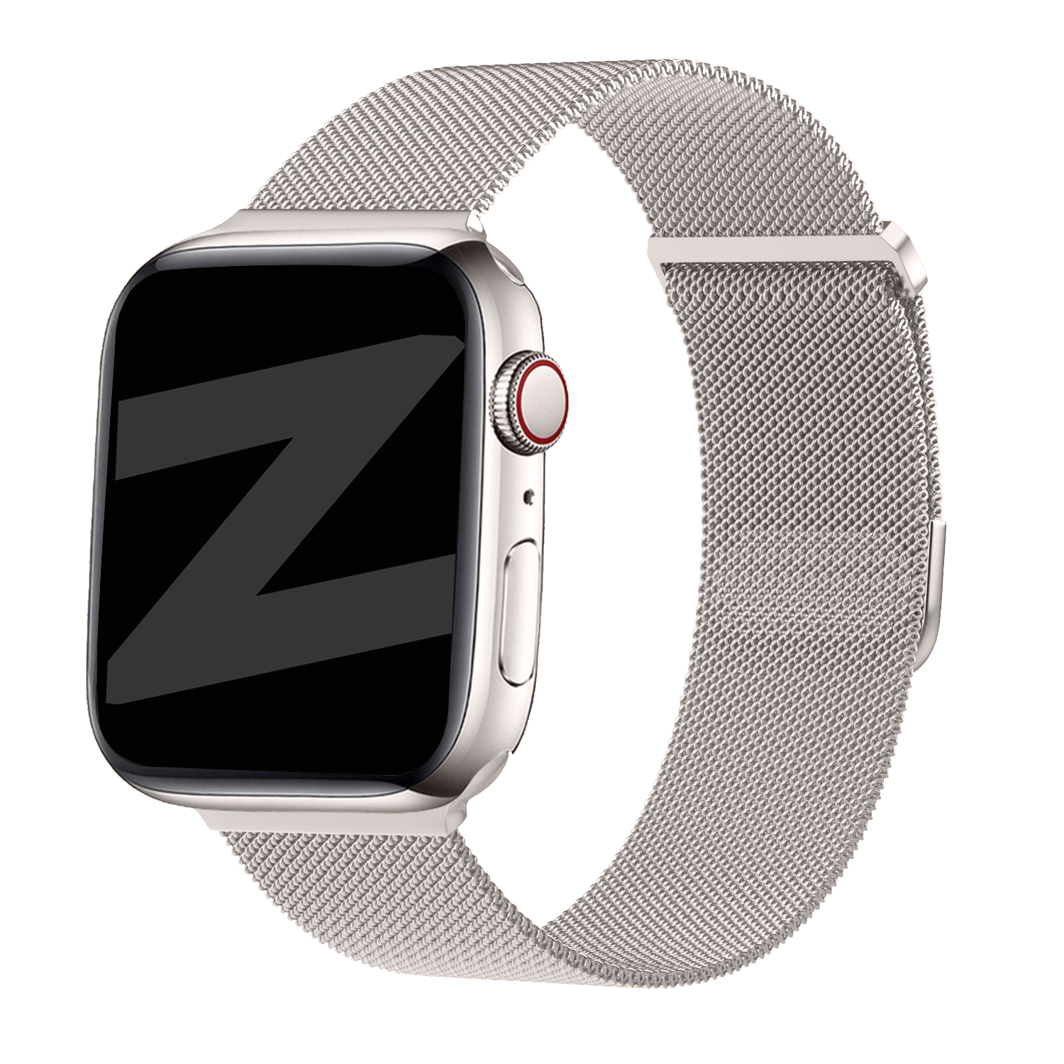 Bandz Apple Watch Milanese Loop Strap (Starlight)