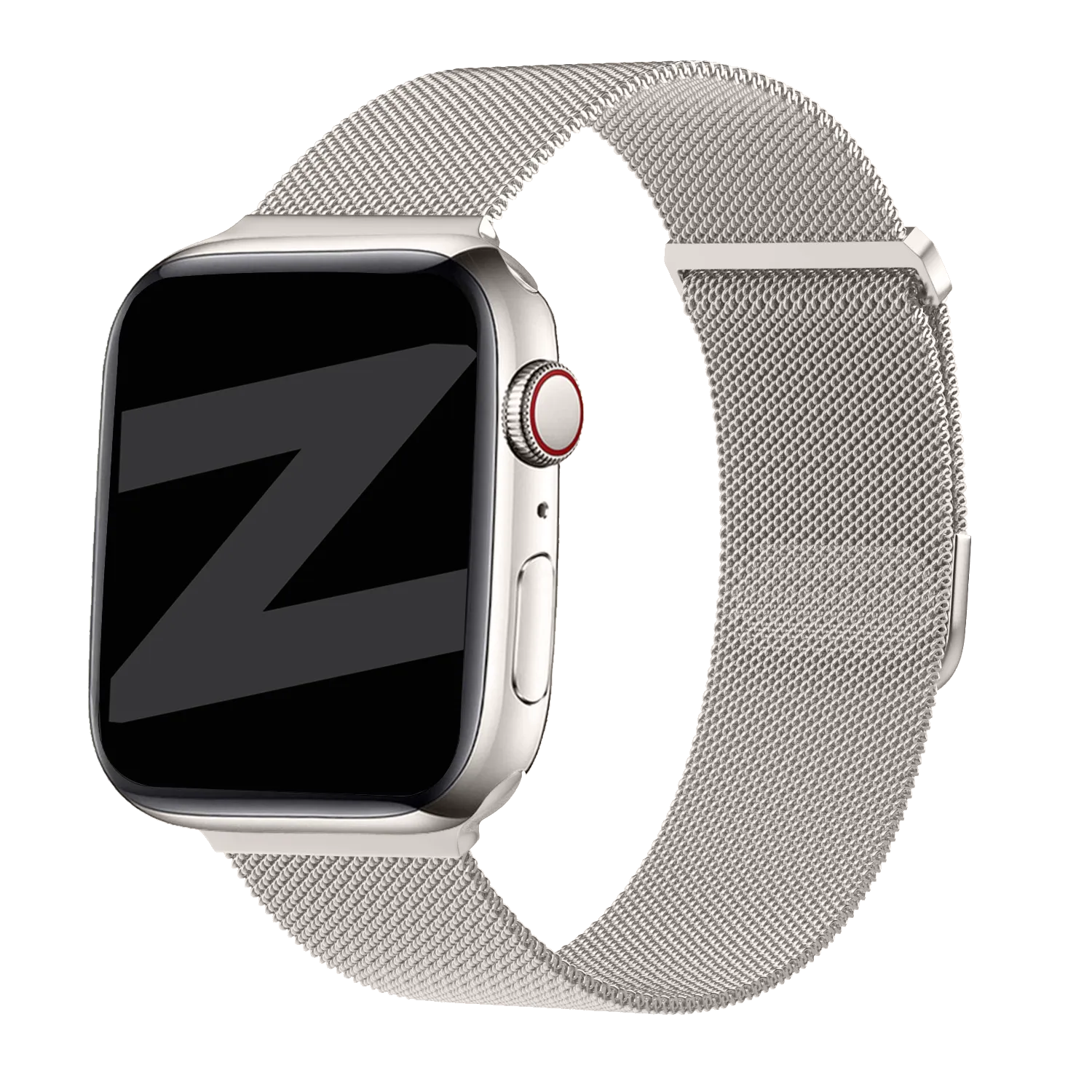 Bandz Apple Watch Milanese Loop Strap (Starlight)