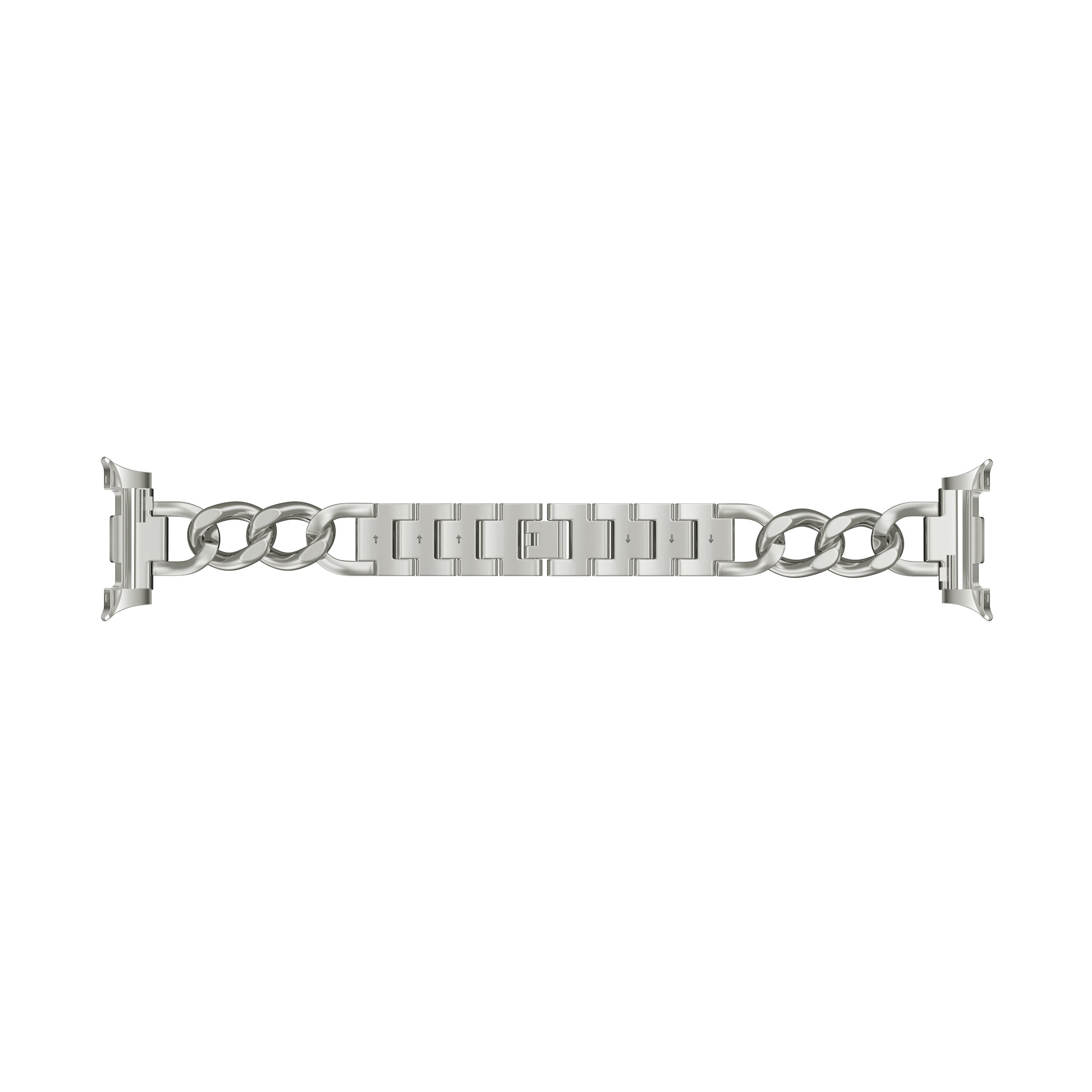 Samsung Galaxy Watch 8 Classic Steel Chain Strap (Starlight)