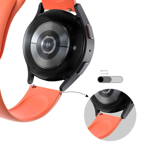 Bandz Amazfit Cheetah (Pro) Sport Strap 'Deluxe' (Orange)