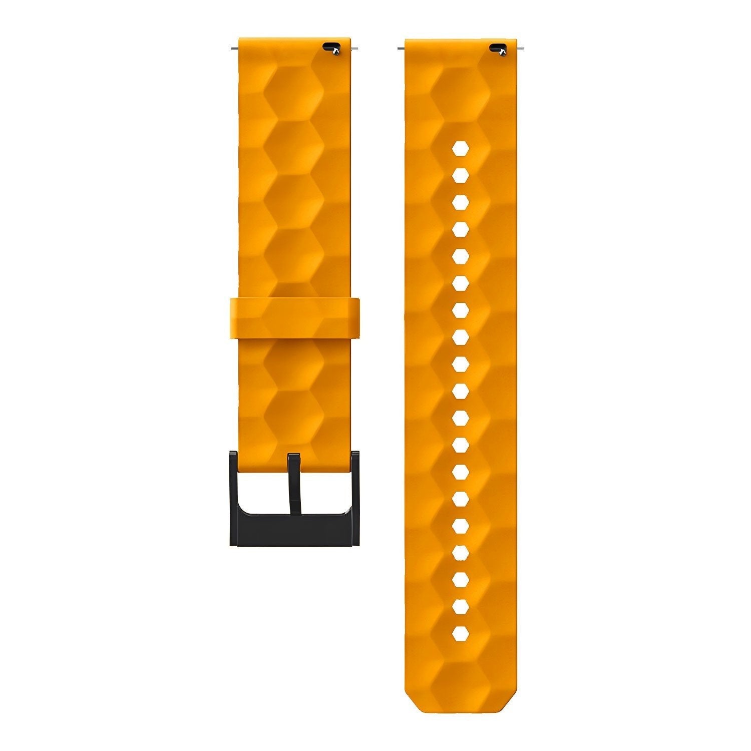 Redmi Watch 5 Lite Silicone Hexa Strap (Orange)