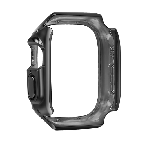 Bandz Apple Watch Ultra - 49mm Galvanized TPU Case  (Black)