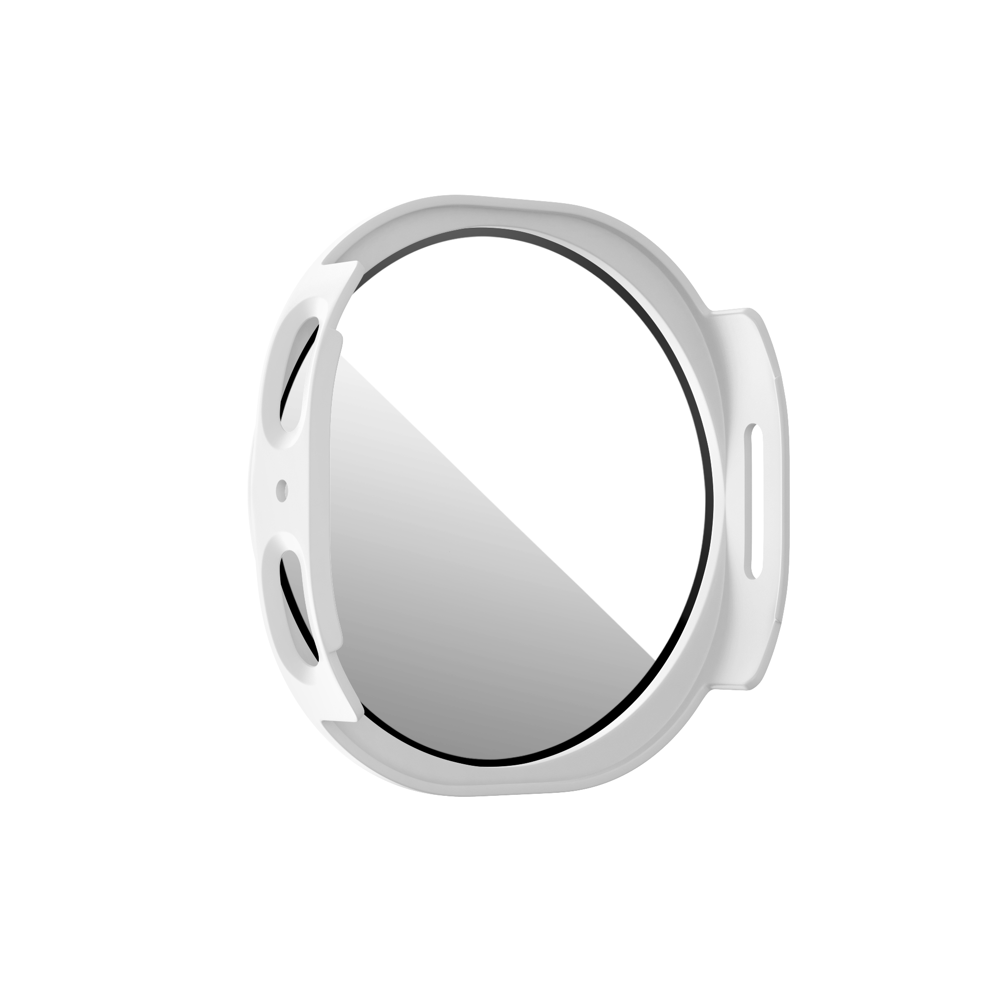 Bandz Samsung Galaxy Watch 8 - 44mm PC Cover with Glass (White)