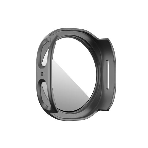 Bandz Samsung Galaxy Watch 8 - 44mm PC Cover with Glass (Titanium Grey)