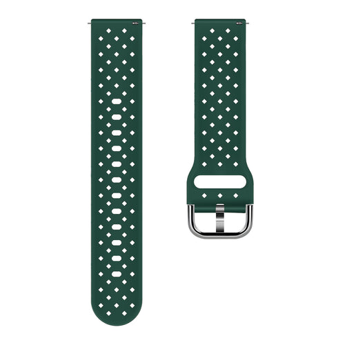 Amazfit Bip U (Pro) Braided Silicone Strap (Dark Green)