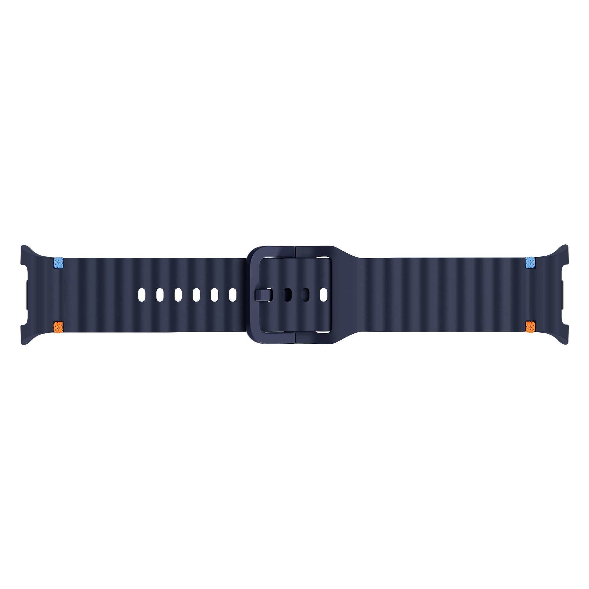 Samsung Galaxy Watch 8 Classic Wave Silicone Strap (Dark Blue)