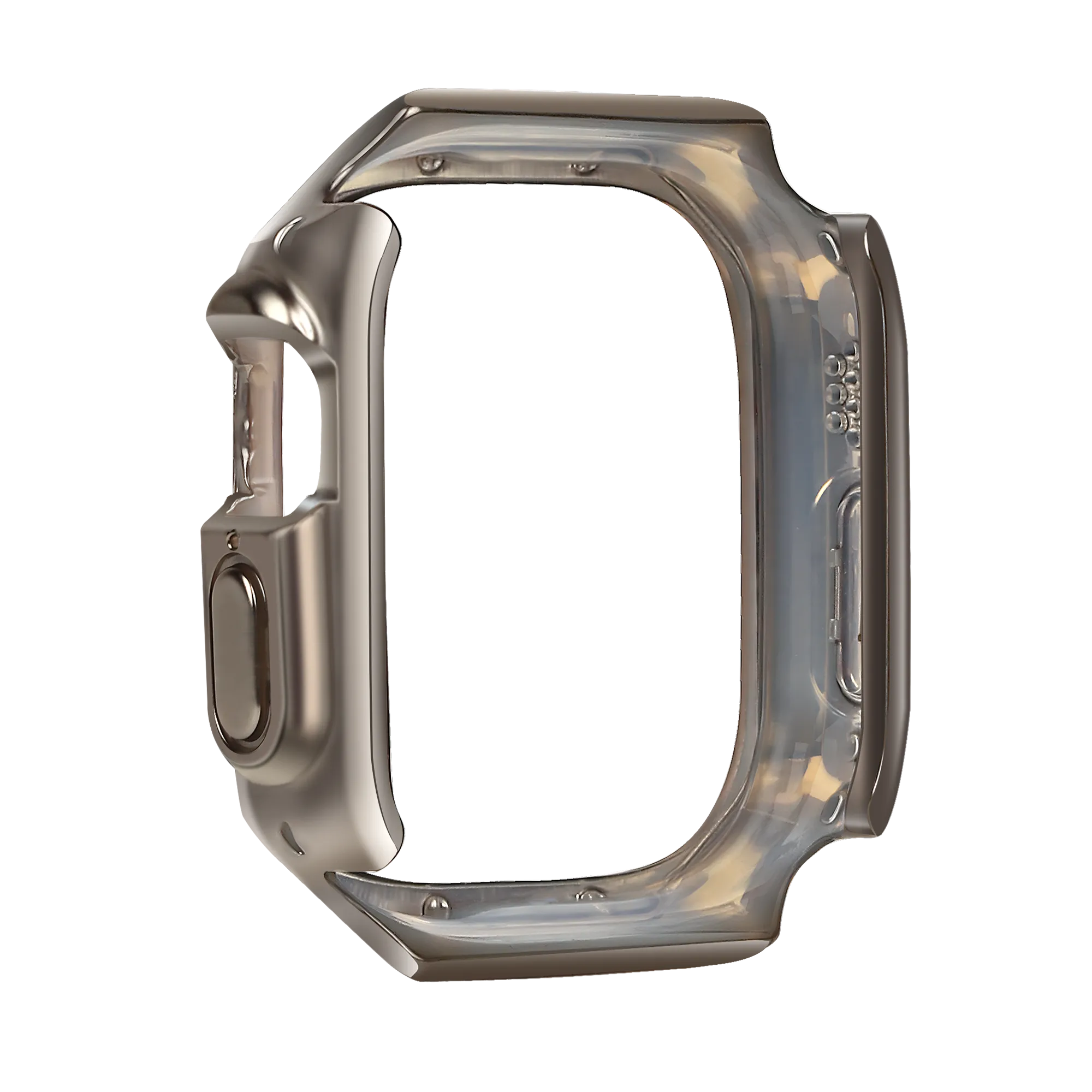 Bandz Apple Watch Ultra - 49mm Galvanized TPU Case  (Titanium)