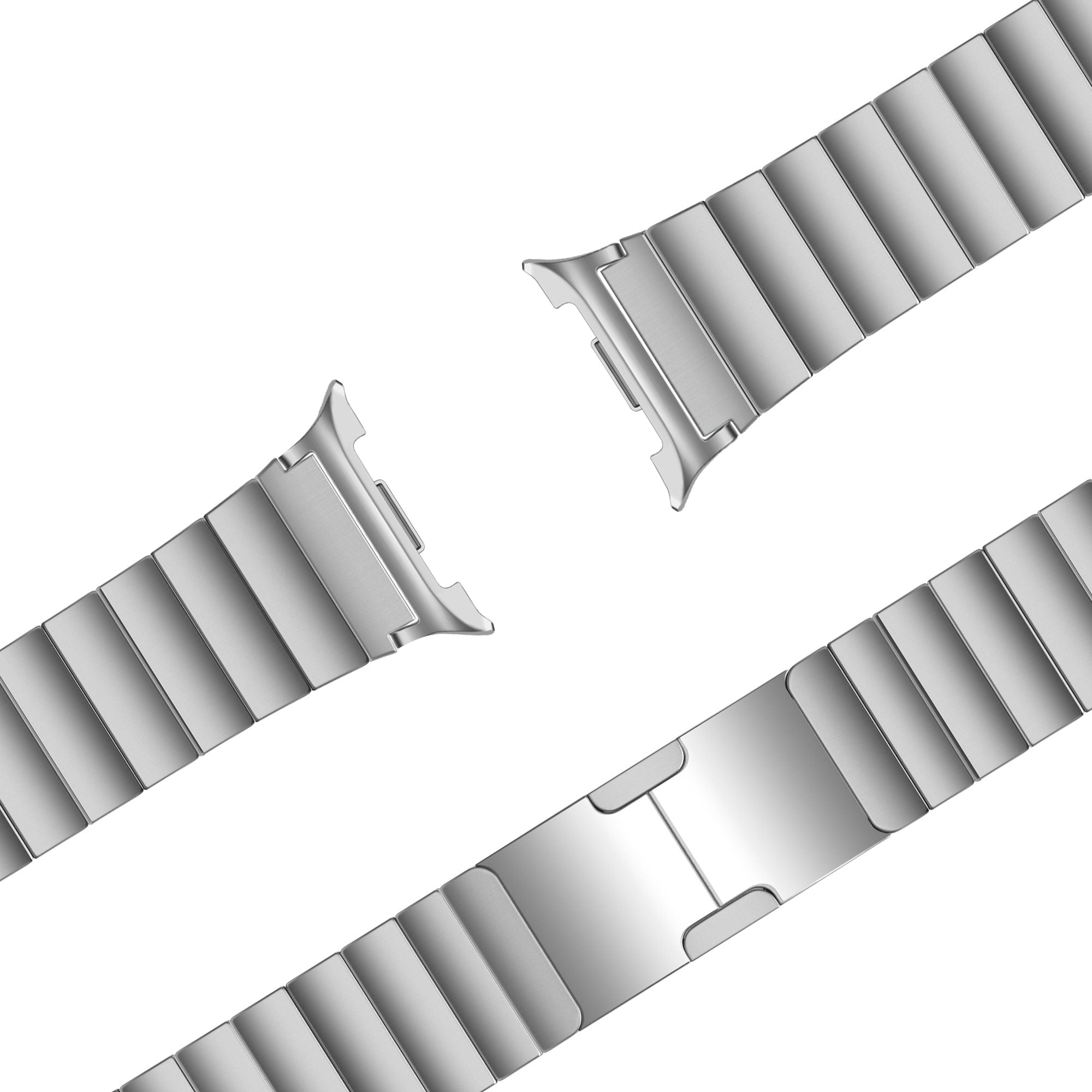 Bandz Samsung Galaxy Watch 8 - 40mm Titanium Strap 'One Bead' (Silver)