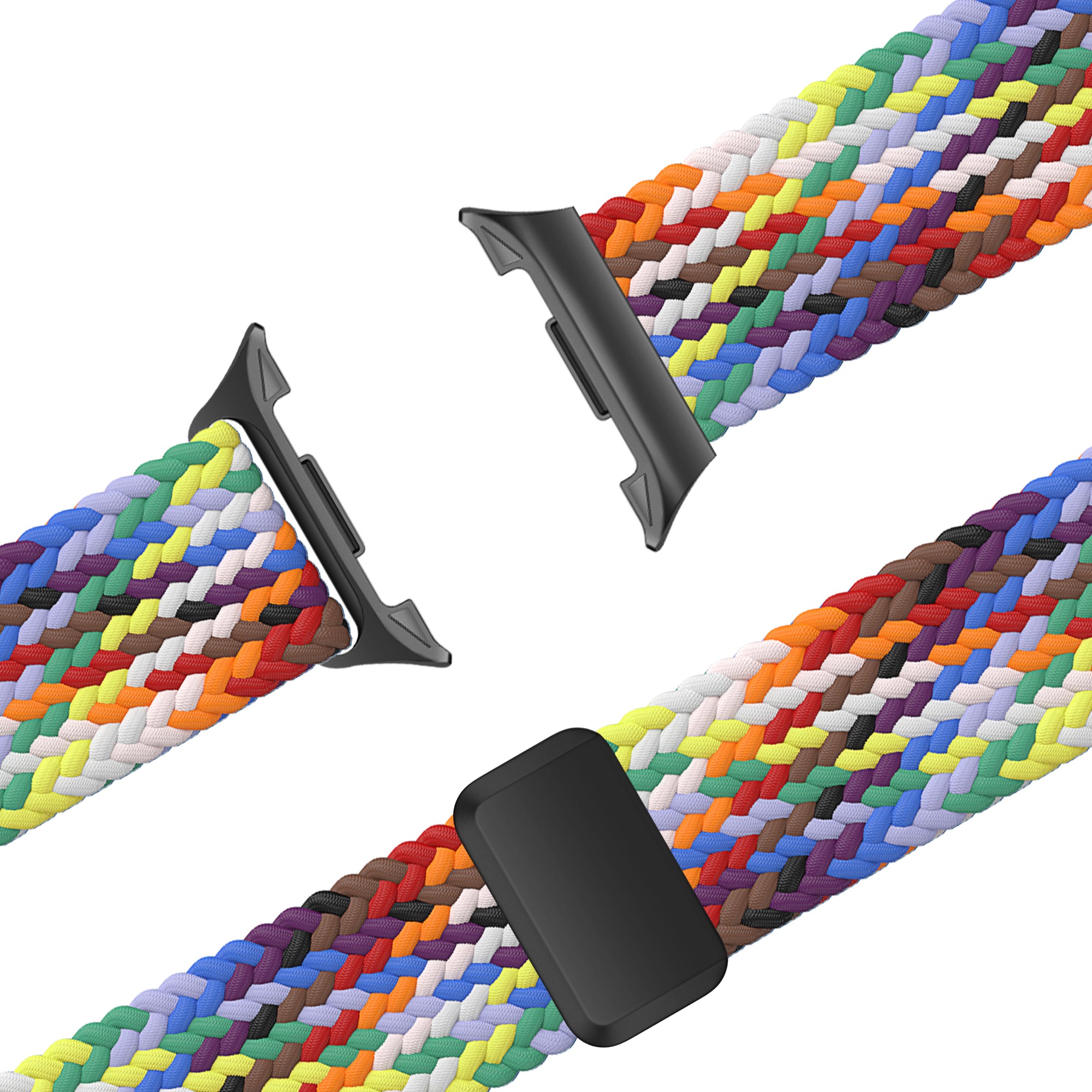 Bandz Samsung Galaxy Watch 8 - 44mm Magnetic Braided Strap (Colourful)