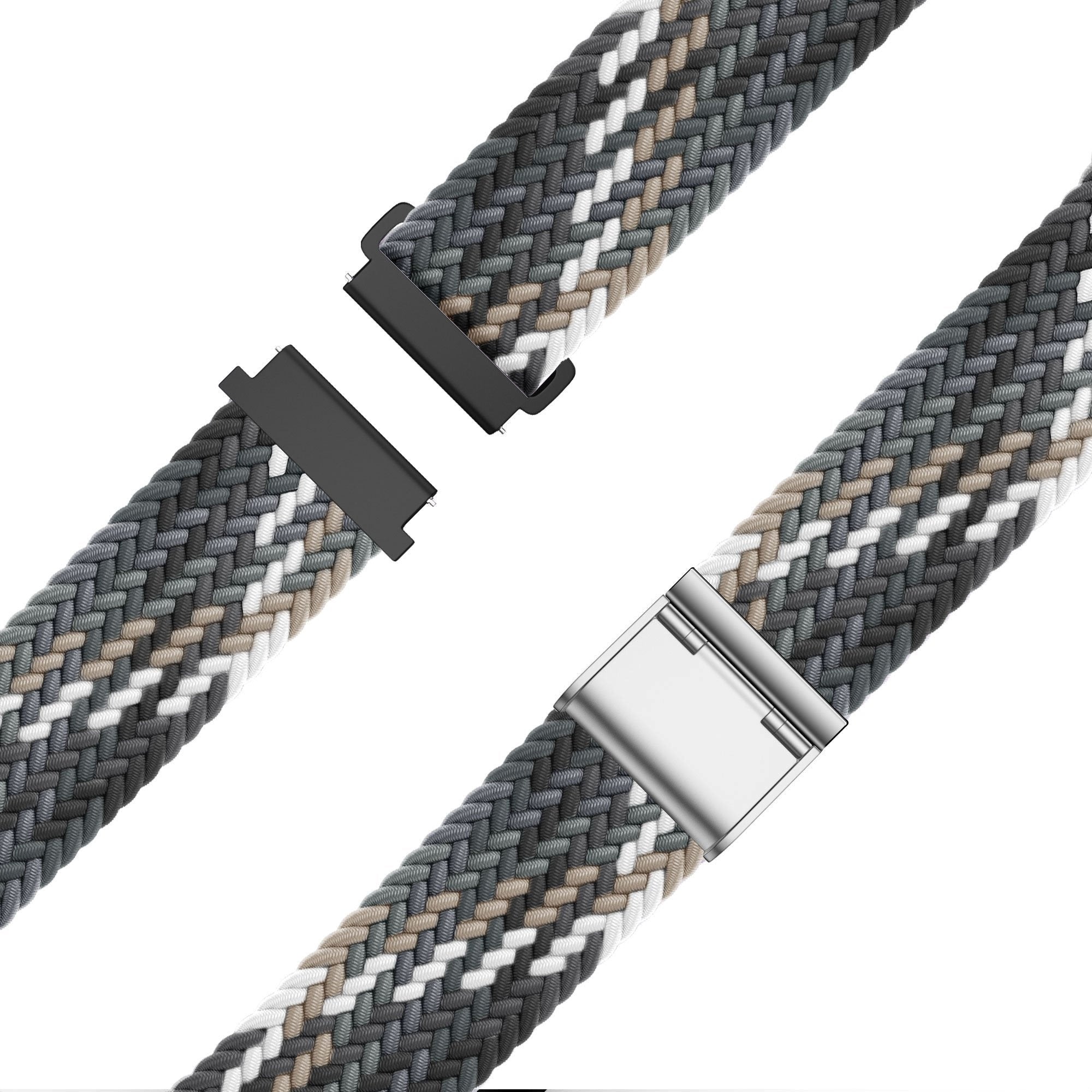 Bandz Coros Apex 42mm Woven Nylon Strap (Black Mix)