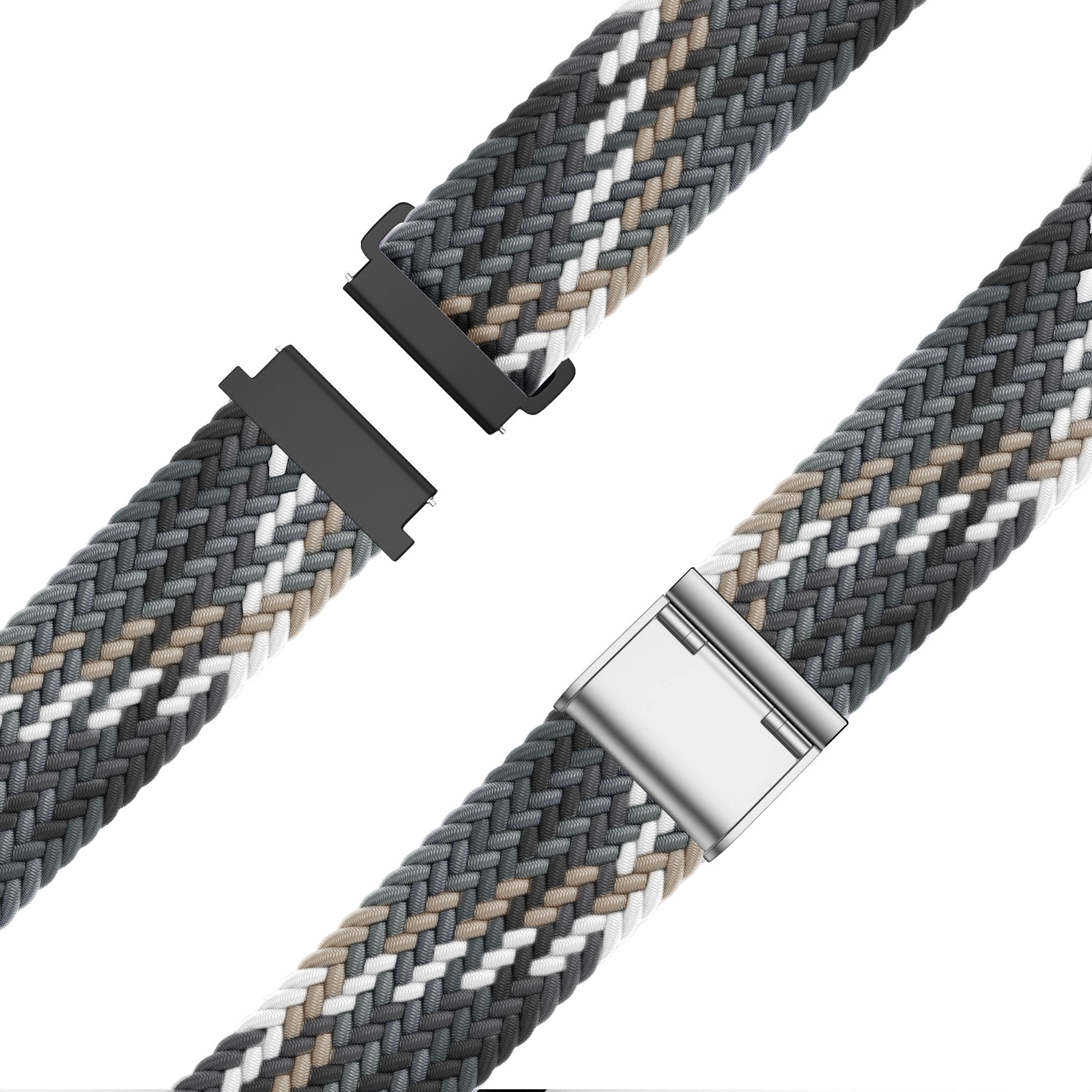 Bandz Garmin Venu Woven Nylon Strap (Mandala Black)