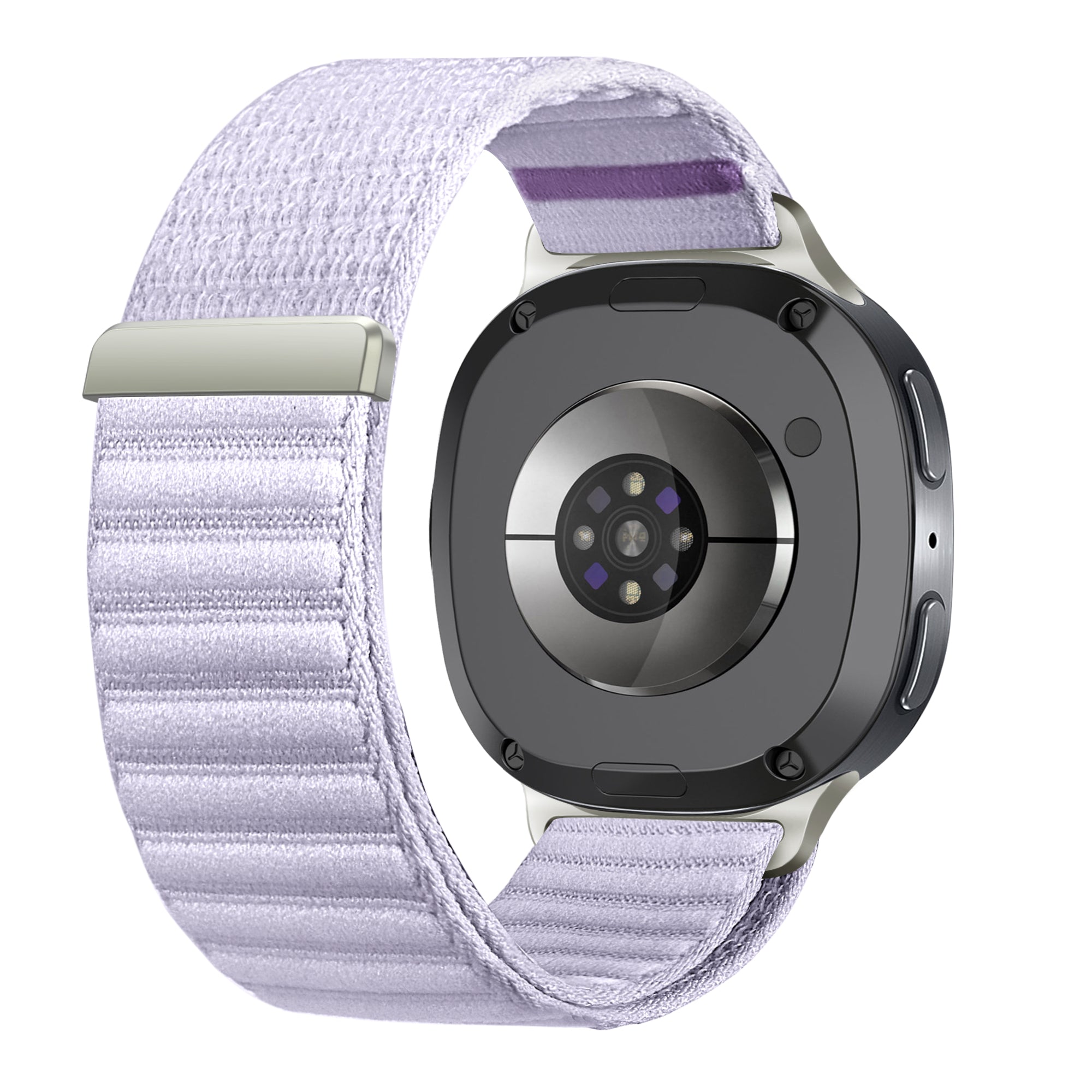 Samsung Galaxy Watch 8 Classic Wave Nylon Strap (Light Purple)