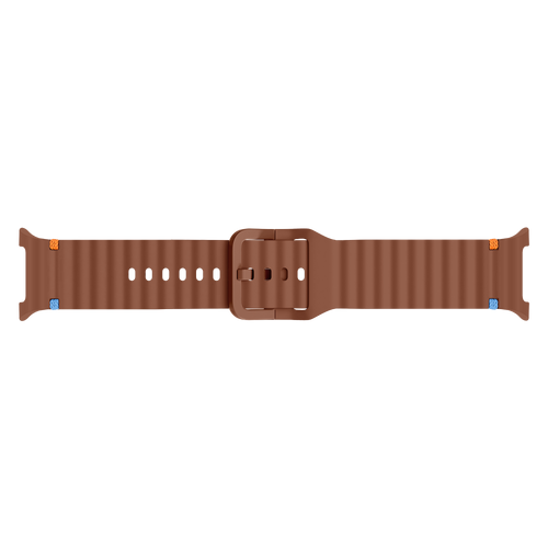 Samsung Galaxy Watch 8 Classic Wave Silicone Strap (Brown)