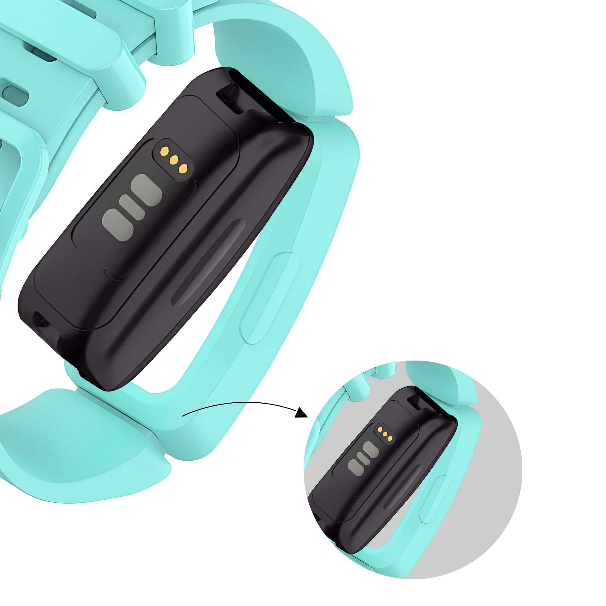 RuenTech Fitbit Ace 2 Bande De Silicone Enfant - Mauritius