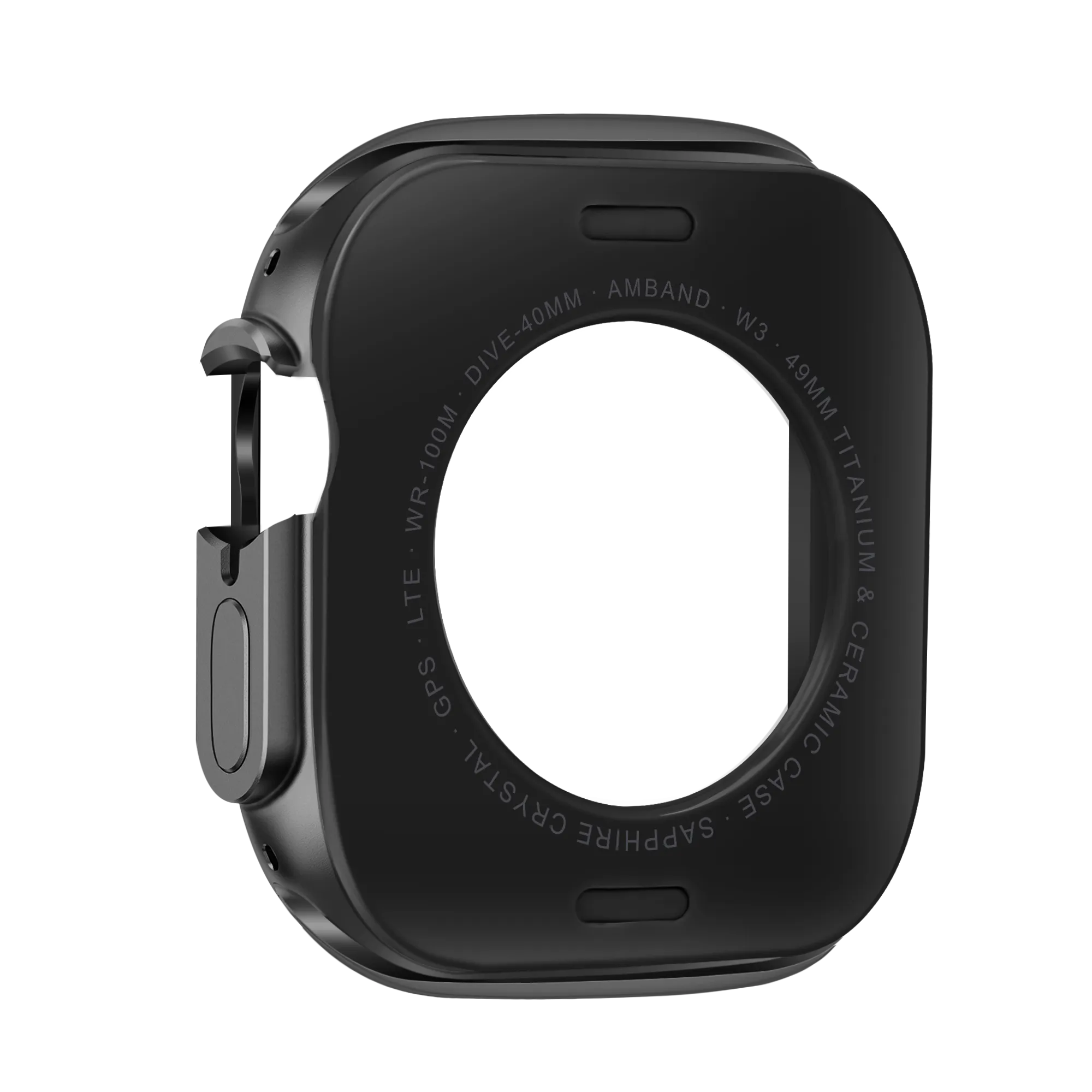 Bandz Apple Watch Ultra - 49mm Metal Case (Black)