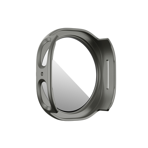 Bandz Samsung Galaxy Watch 8 - 44mm PC Cover with Glass (Titanium Gold)