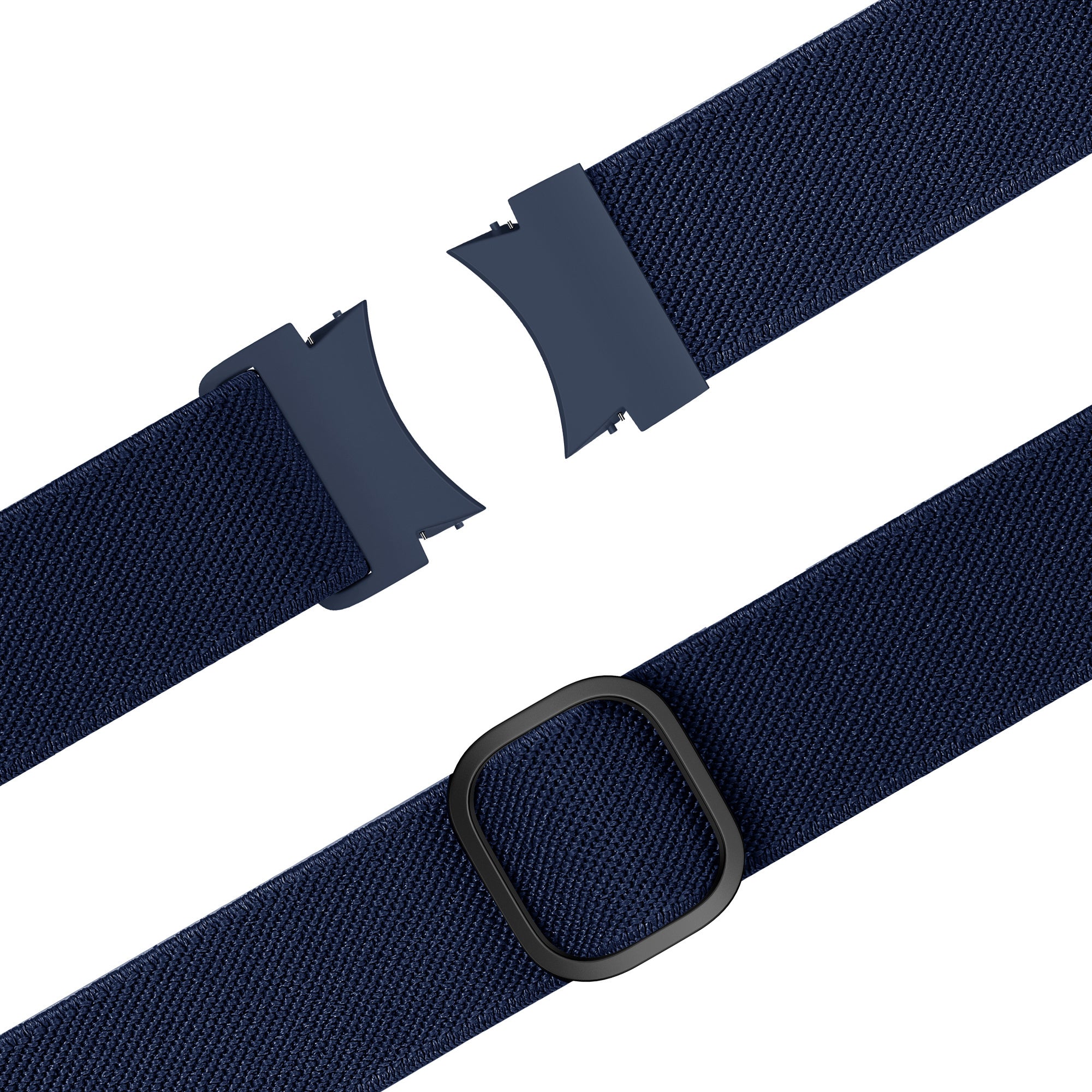 Bandz Samsung Galaxy Watch 4 44mm Elastic Strap 'Easy Fit' (Dark Blue)