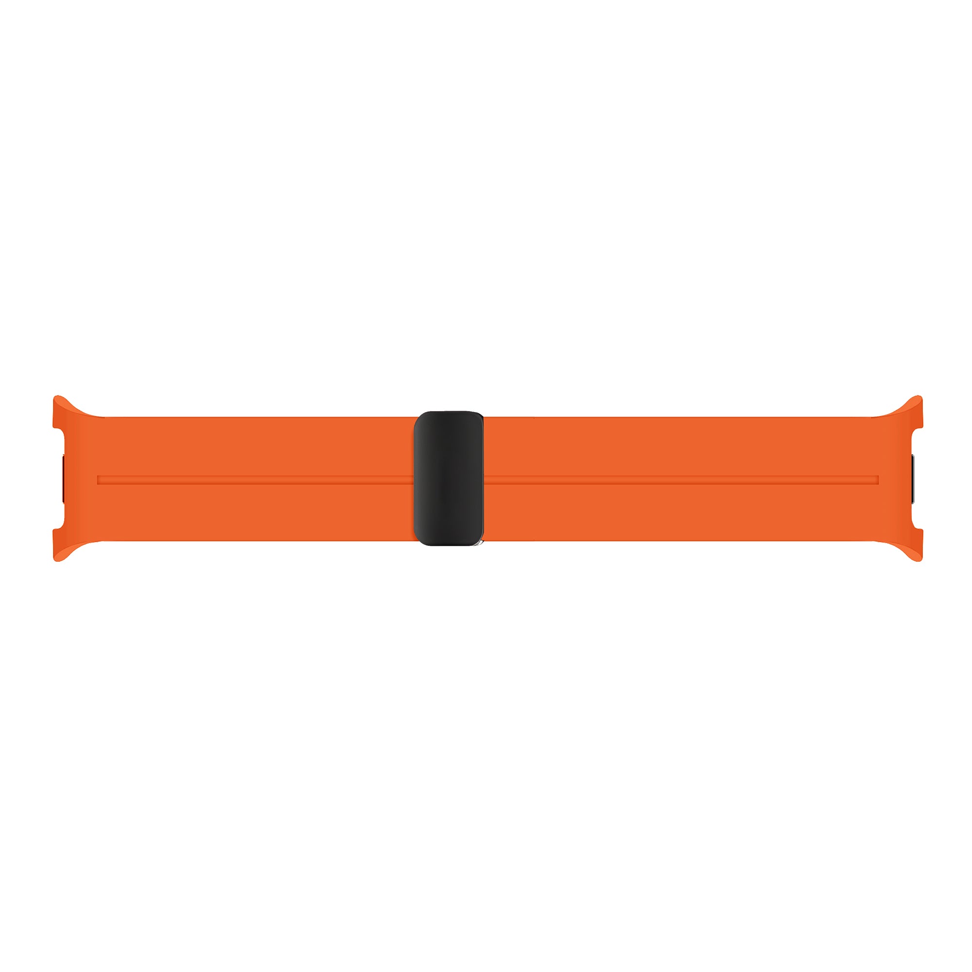 Samsung Galaxy Watch 8 - 44mm D-Buckle Silicone Strap (Orange)