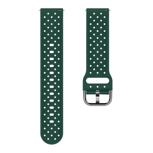 Withings ScanWatch Nova Braided Silicone Strap (Dark Green)